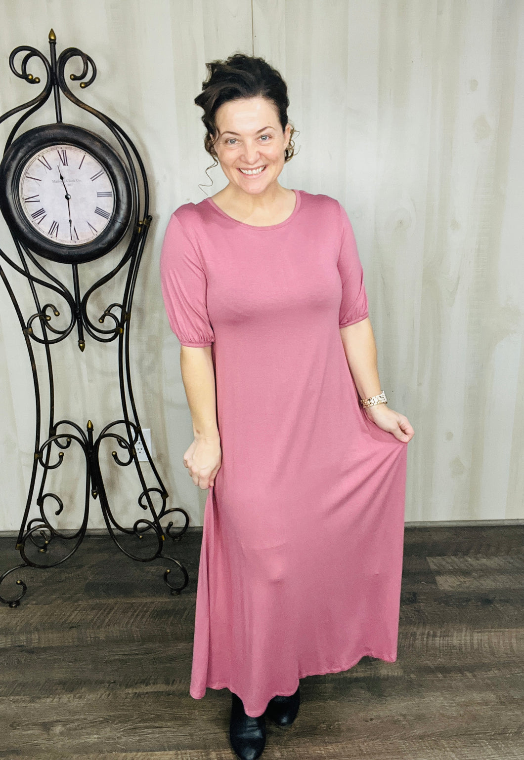 So Comfy Plum Maxi Dress