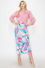 Amy Spring Vibes Bodre Pencil Skirt-Regular & Plus