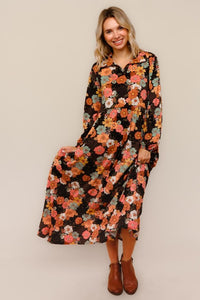 Kaylee Collared Flower Power Dress