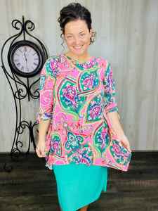 Rebekah Paisley Tunic