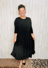 Handkerchief Dress- Black