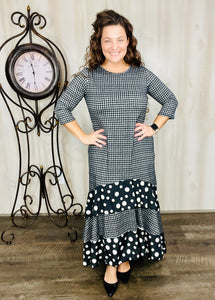 Plaid & Polkadot Dreams Dress