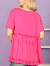 The Good & The Comfy Top- Black, Hot Pink or Mauve