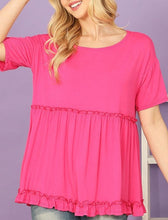 The Good & The Comfy Top- Black, Hot Pink or Mauve