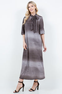 Suzanne Ombre Charcoal Dress