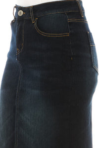 Mandy Dark Wash Jean Skirt