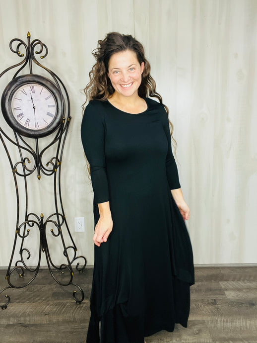 Jennifer High-Low Handkerchief Style Dress