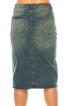 Rita Vintage Wash Jean Skirt