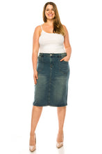 Rita Vintage Wash Jean Skirt