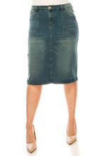 Rita Vintage Wash Jean Skirt