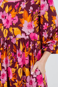 Hannah Fall Floral Dress