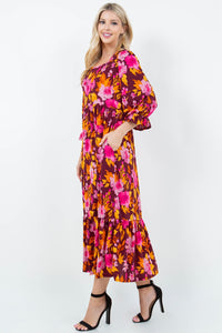 Hannah Fall Floral Dress