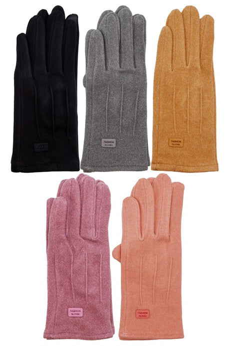 Faux Wool Touchscreen Winter Gloves