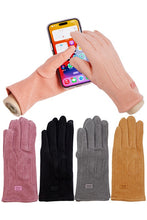 Faux Wool Touchscreen Winter Gloves