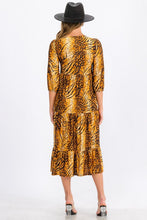 Animal Print Blossoms Dress