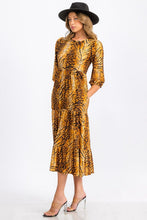 Animal Print Blossoms Dress