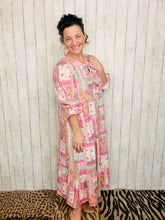 Trish Bow Front Dress-Pink