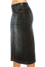 Camila Black Wash Jean Skirt