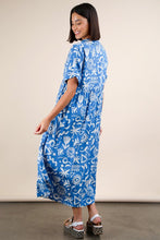 Boho Summer Vibes Dress- Blue