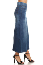 Debbie Long Jean Skirt- Medium Wash