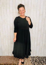 Handkerchief Dress- Black