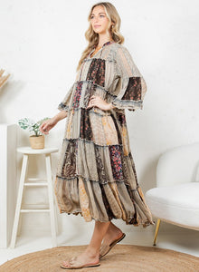 Cheri Patchwork Dress