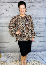 Lillian Classic Leopard Bow Top