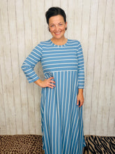 Everyday Style Dress- Denim Blue