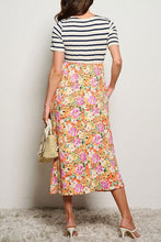 Dana Floral & Stripes Dress