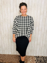 Houndstooth Dolman Top