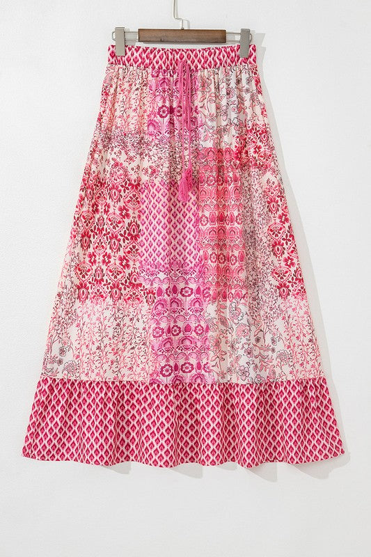 Pretty In Pink Maxi Skirt