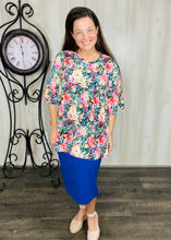 Rosey & Flowy Top