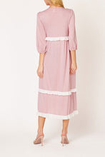 Amanda Mauve Ruffle Dress