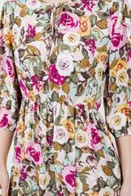 Kara Ivory & Floral Dress