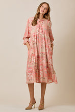 Trish Bow Front Dress- Peach