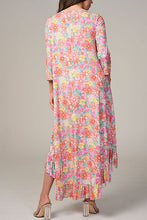 Peachy Floral Dreams Dress