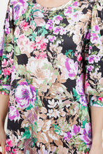 Miss Regina Black & Floral Dress