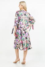 Miss Regina Black & Floral Dress