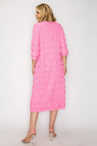 Classy & Ruffles Light Pink Dress