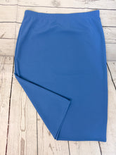 Miss Amy Thicker Fabric Pencil Skirt- (Regular & Plus) Periwinkle (27"-29" Length