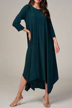 Hunter Green Handkerchief Love Dress