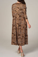 Selena Ruffle Dress- Animal Print