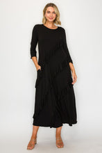 Ruffled Super Soft Textured Dress