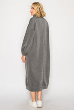 Fabulous Fall Sweatshirt Dress-Charcoal