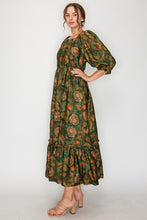PREORDER: Lovely In Green- Modest Square Neckline Dress
