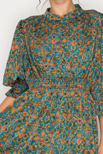 Kara Teal Fashion Dress