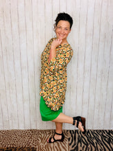 Samantha Ruffle Sleeve & High Low Tunic-Mixed Floral