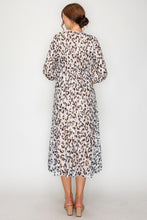 Leopard & Tan Mesh Overlay Dress