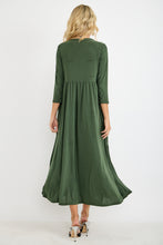 Tonya Marie Tiered Dress- Olive