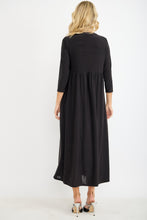 Tonya Marie Tiered Dress- Black